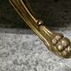 Guéridon Coffee Table in Gilded Brass and Alabaster