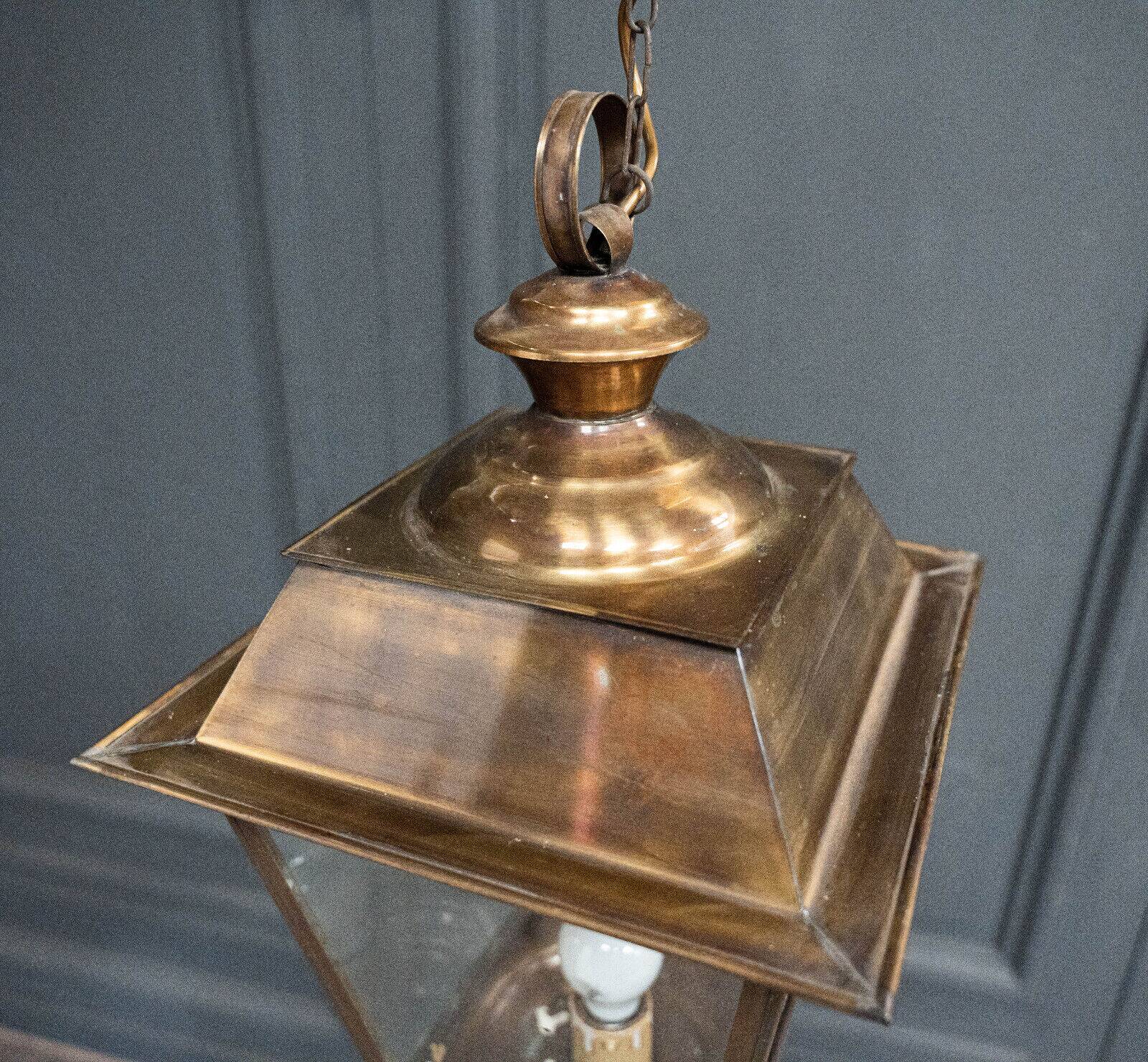 Copper or brass lantern mid-twentieth 1960