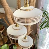Customizable vintage Art Deco style globe portable lamp