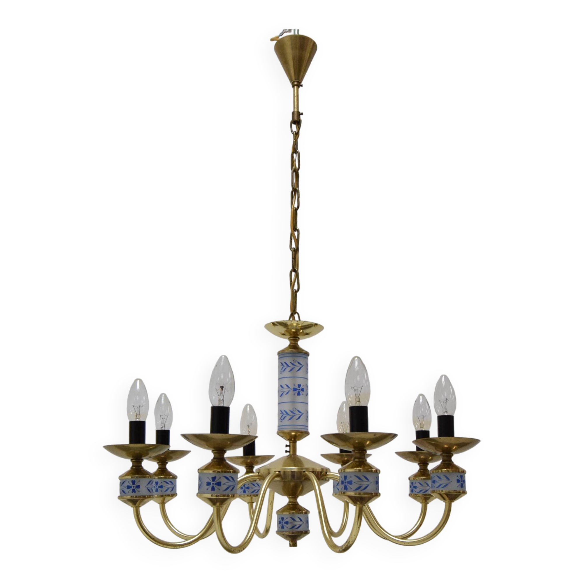 Mid-century Chandelier by Kamenicky Senov, Czechoslovakia, 1970's.