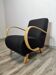 Black Armchair by Jindrich Halabala, 1940s