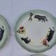 4 dessert plates bullfighting Choisy Le Roy Terre De Fer