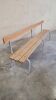 Kindergarten bench for children manufactured 1950