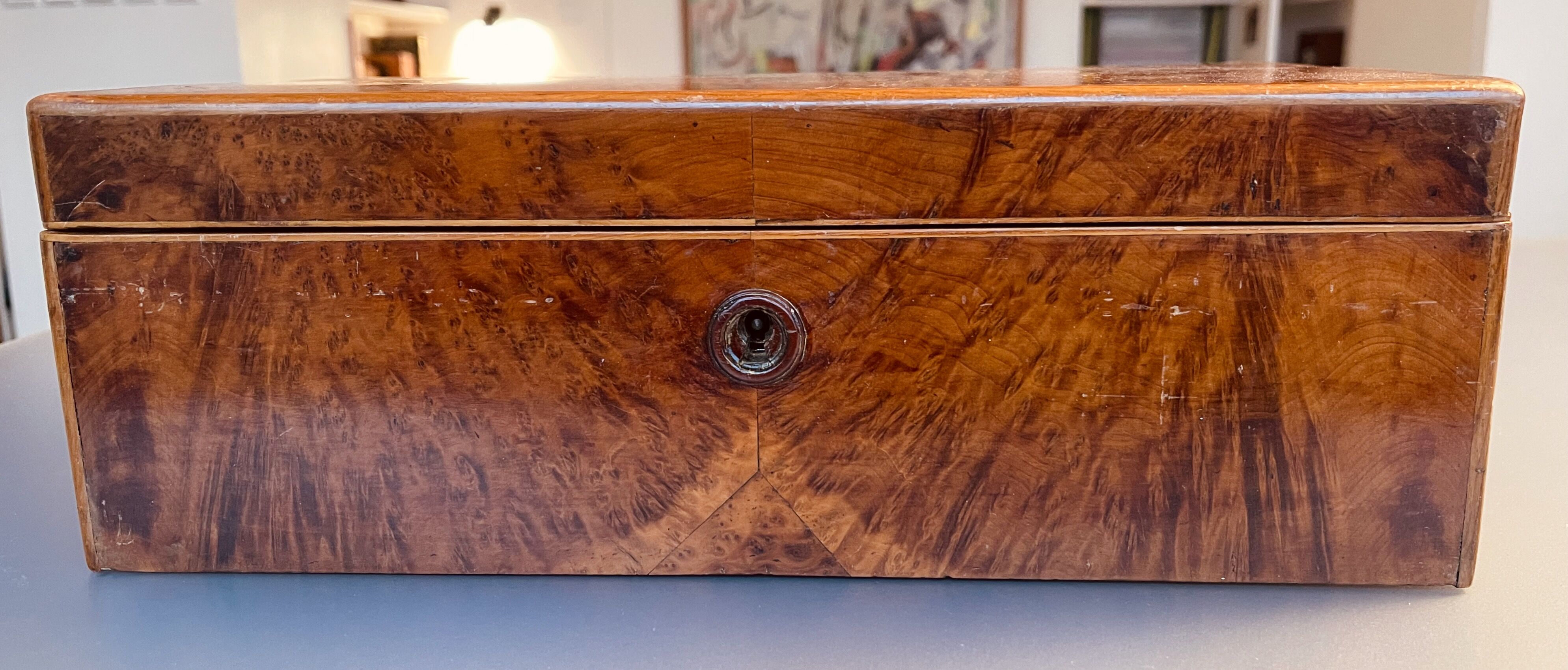 Antique sewing box