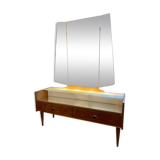 Illuminated dressing table from the 60s