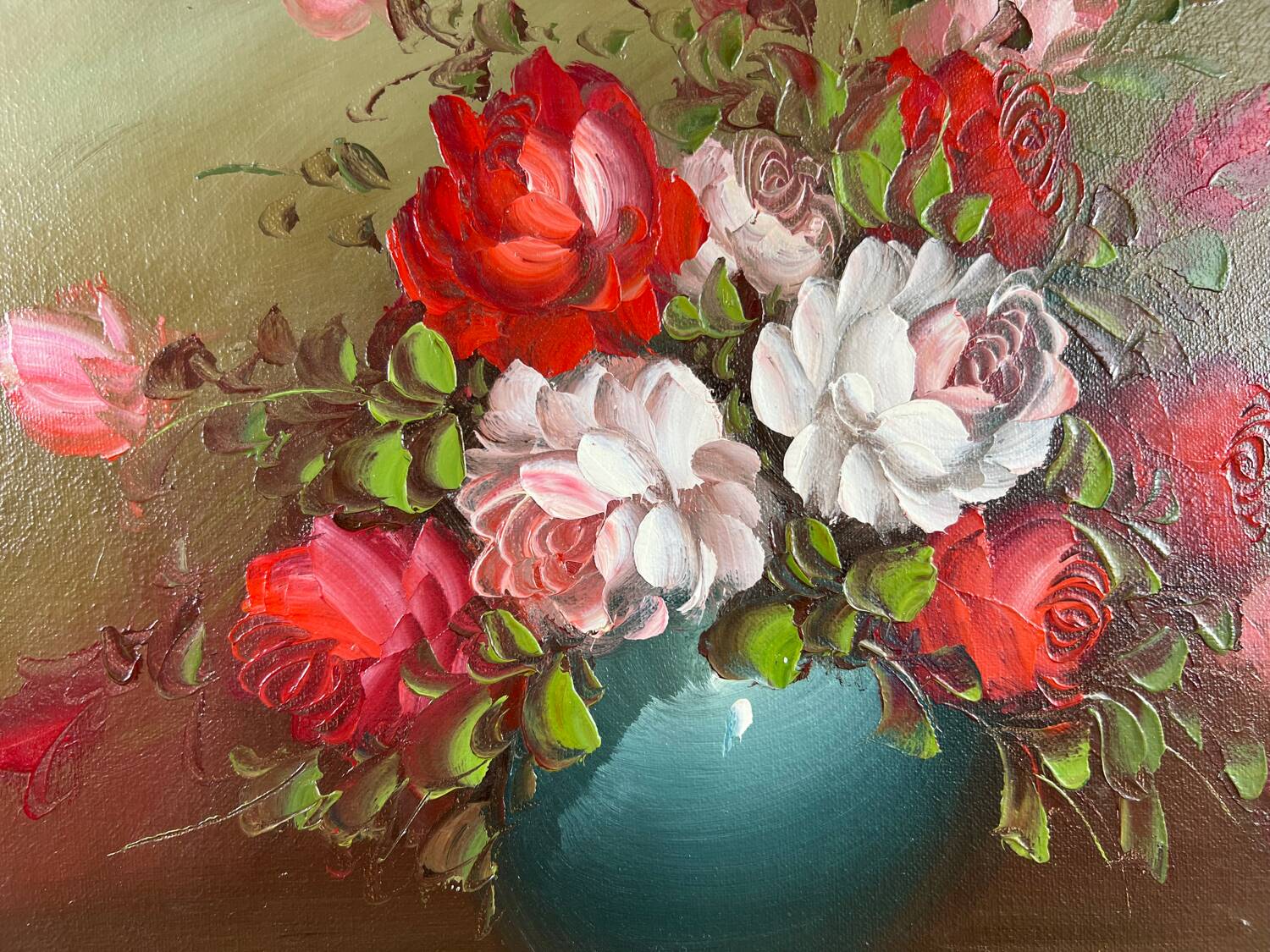 Oil painting painting bouquet of flowers