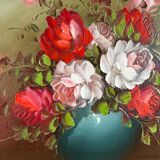 Oil painting painting bouquet of flowers