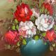 Oil painting painting bouquet of flowers
