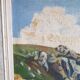 Painting on canvas framed landscape sea