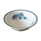 Salad bowl faience blue decoration