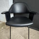Fauteuil noir années 50
