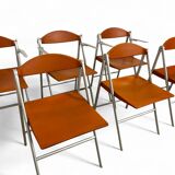 6 chaises pliantes Donald, Studio Cerri & Associati, Poltrona Frau