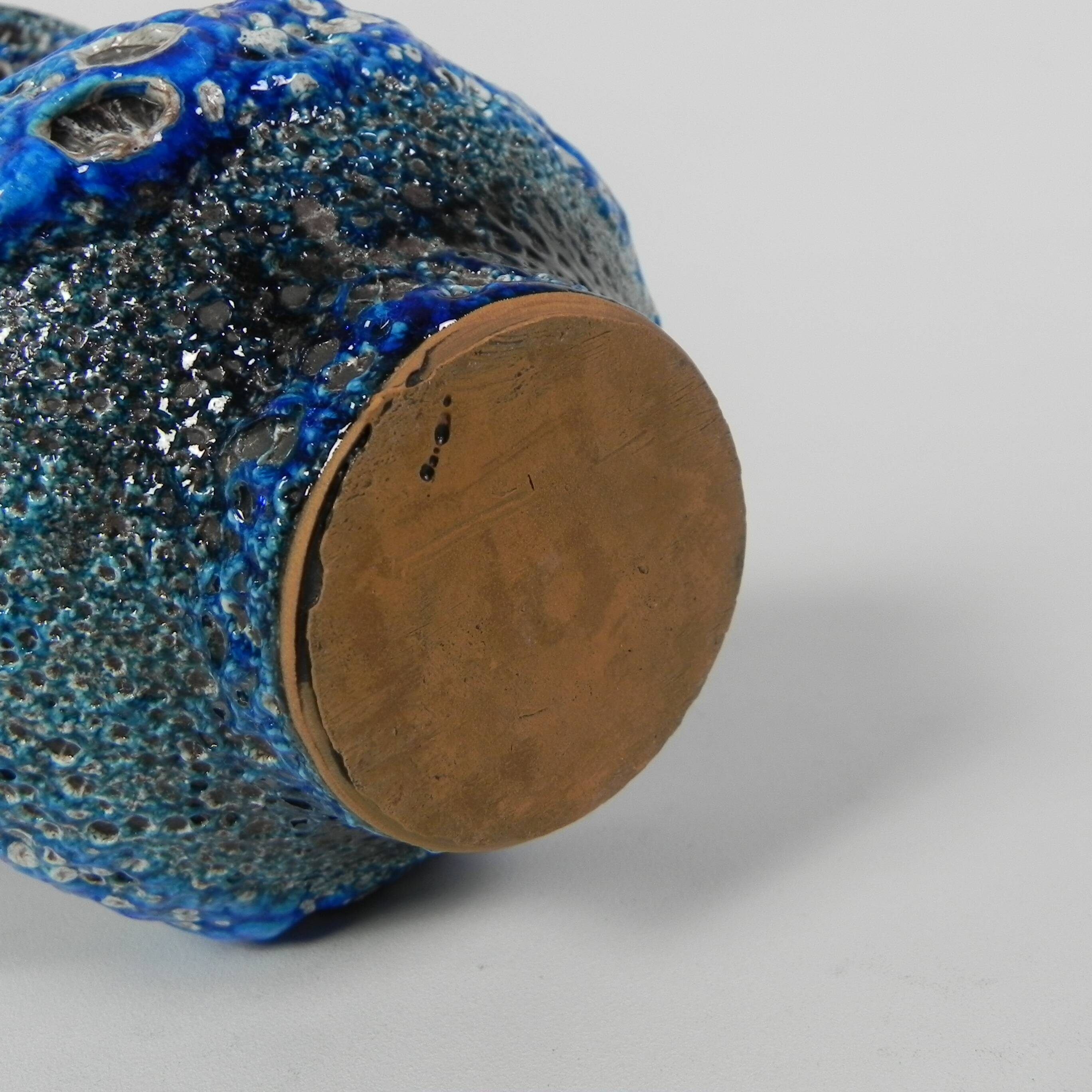 Vintage Fat Lava vase, Vallauris, 1950s
