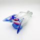 Monumental Vase Josef Hospodka Chribska Sommerso White Crystal 33cm