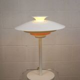 White vintage Danish desk lamp by Jeka Metaltryk - Model Sofie - Denmark 70s