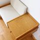 Entry bench, modular Scandinavian telephone bench, teak, 1960.