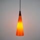 Danish vintage pendant lamp Trompet by Fog og Morup and Holmegaard, 1966