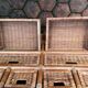 Vintage rattan chest of drawers