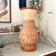 Brown glazed ceramic vase