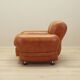 Leather armchair, Italian design, 1970s, production: Italy