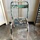 Chaise de jardin Tolix en métal vert n°4