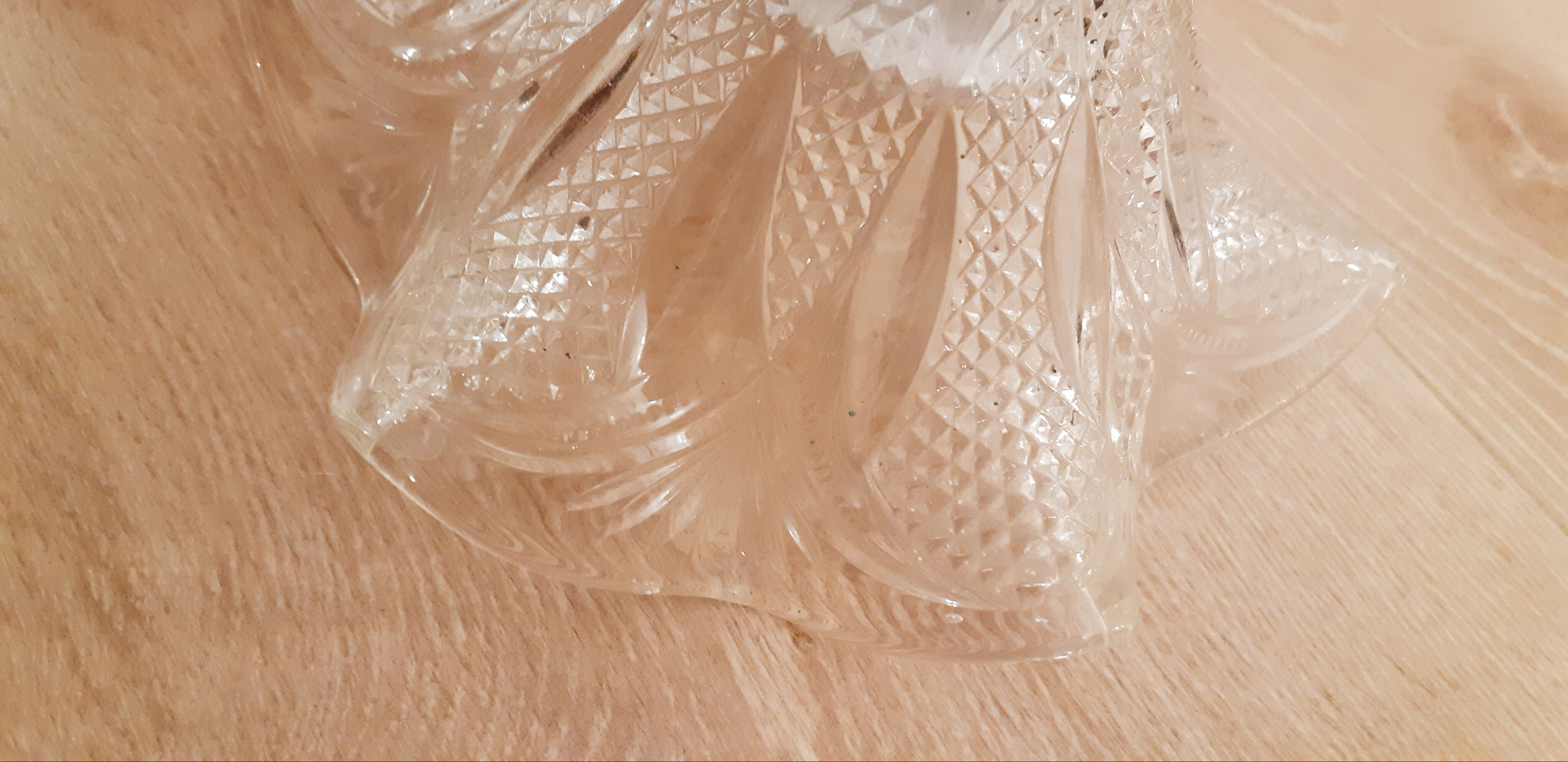 Retro glass walking lamp