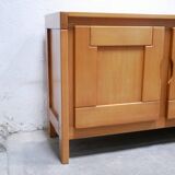 Vintage elm sideboard by Maison Regain editions
