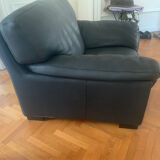 Roche Bobois leather armchair