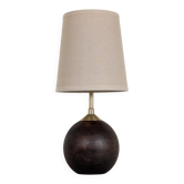 Wooden bedside lamp
