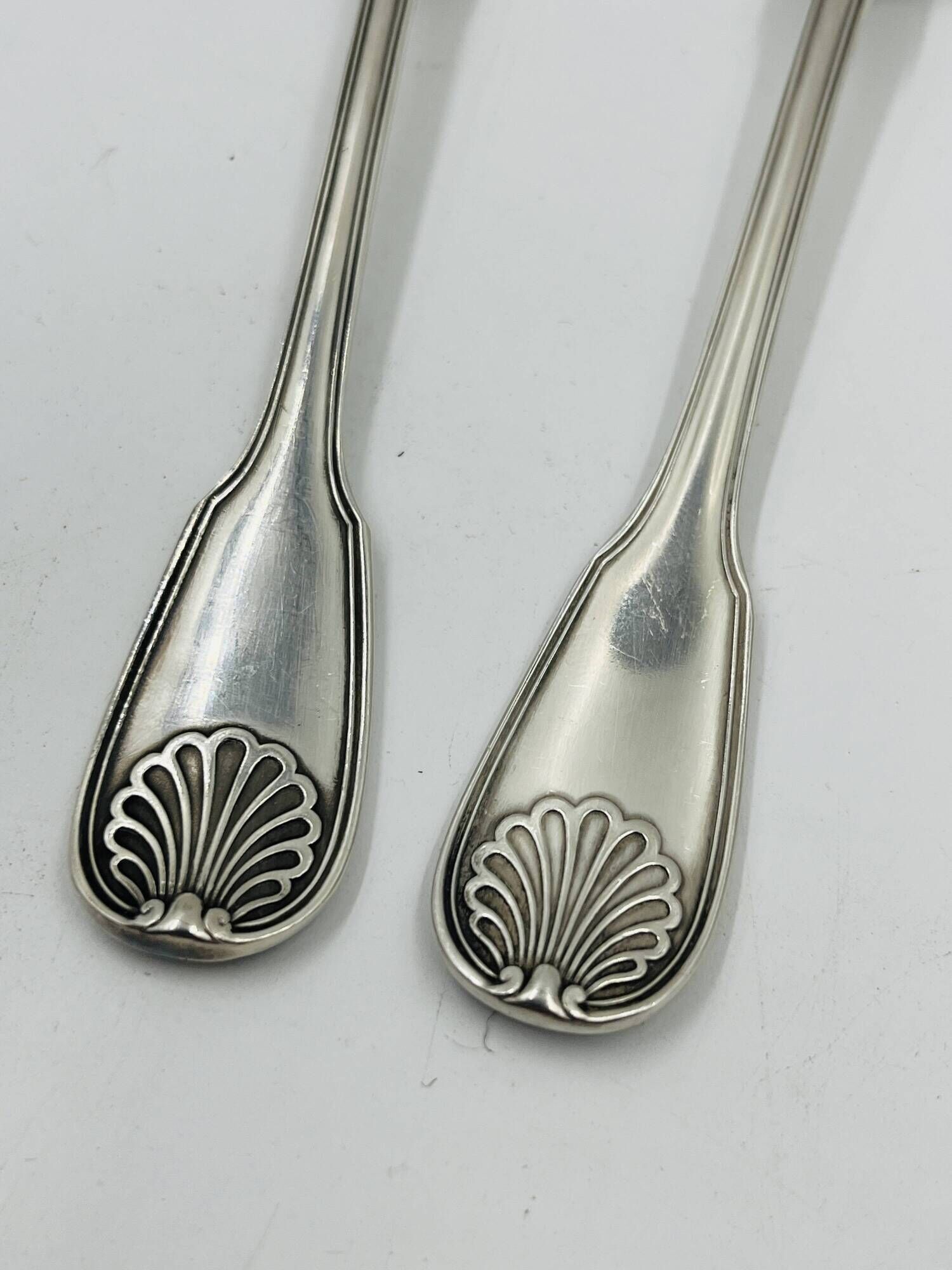 Silver-Plated Metal Cutlery Set Monogram F.B.