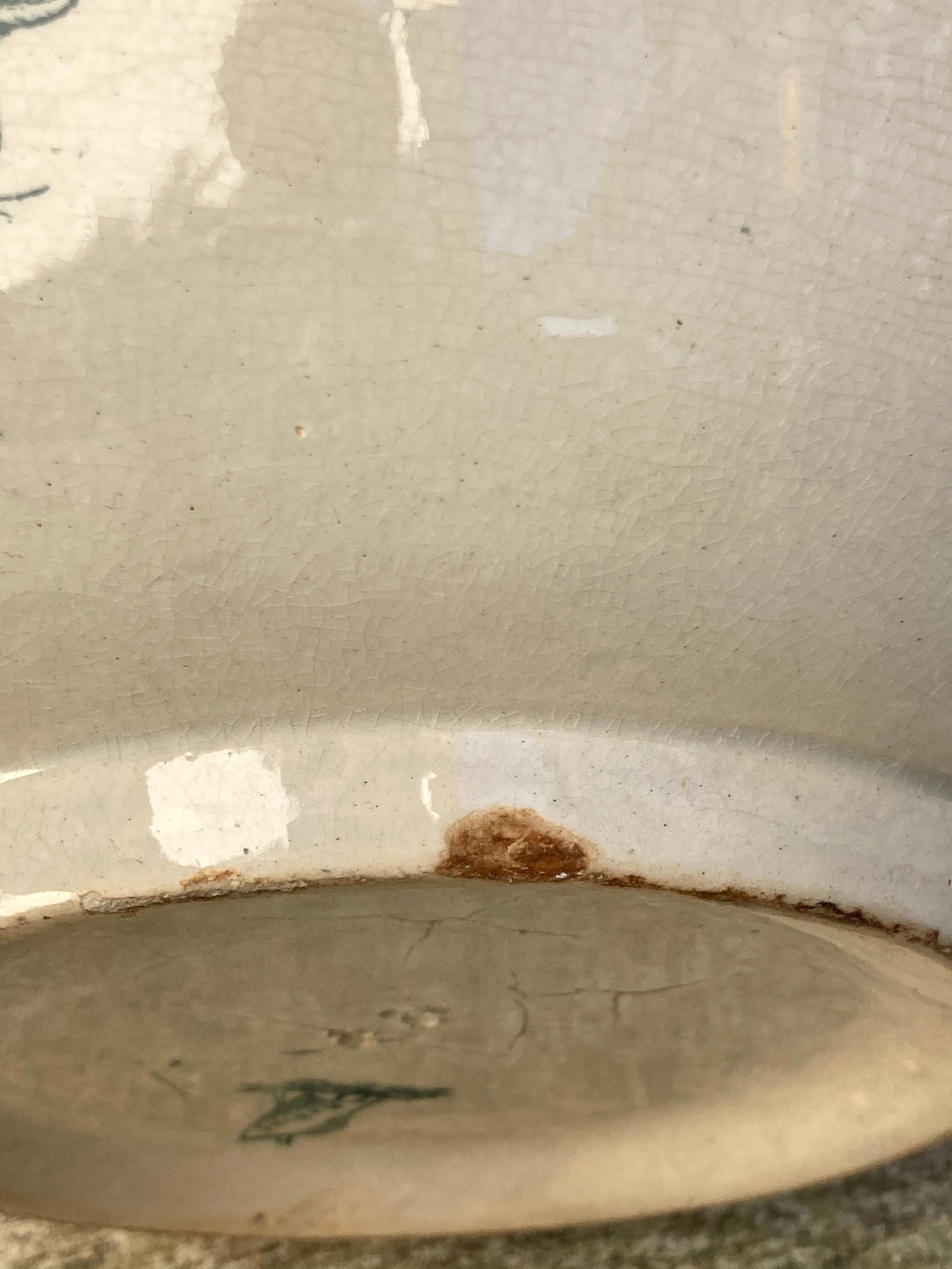 Dish, old salad bowl