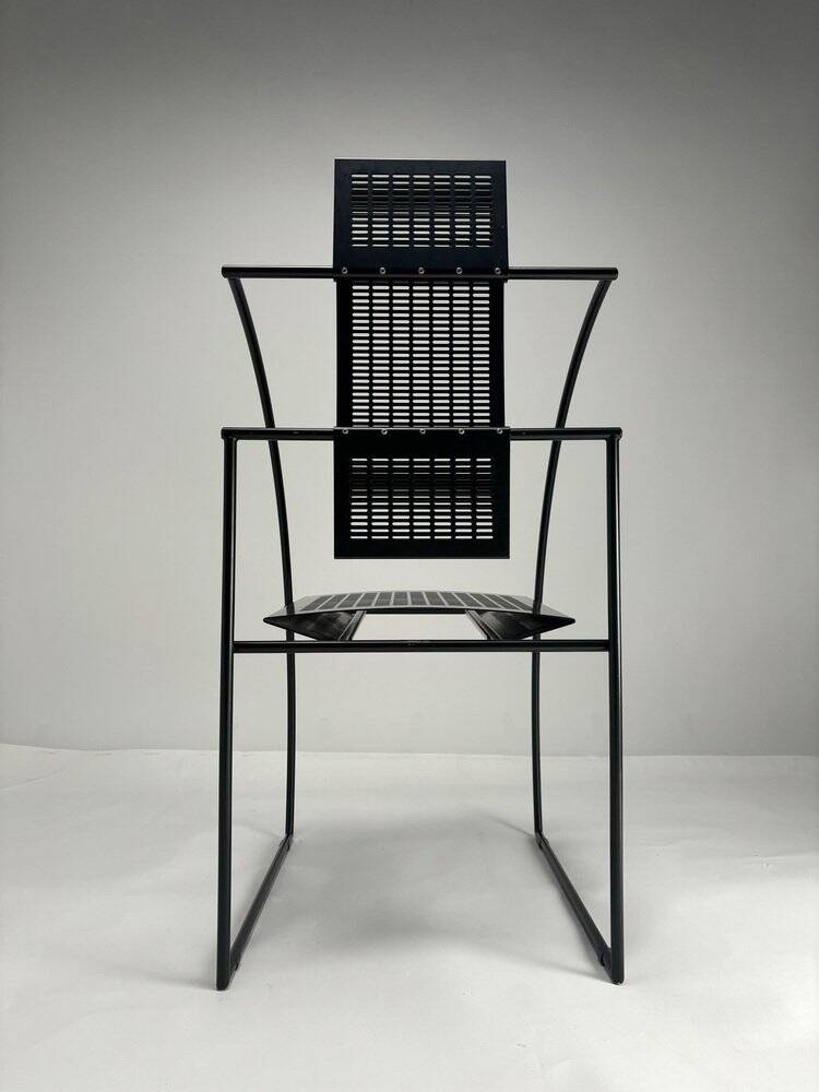 Quinta Dining Chairs by Mario Botta for Alias, 1980s, Set of 4