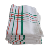 Lot 9 serviettes de table basques