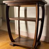Art Deco walnut side table
