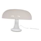 White plastic mushroom lamp