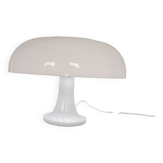 Lampe champignon en plastique blanc