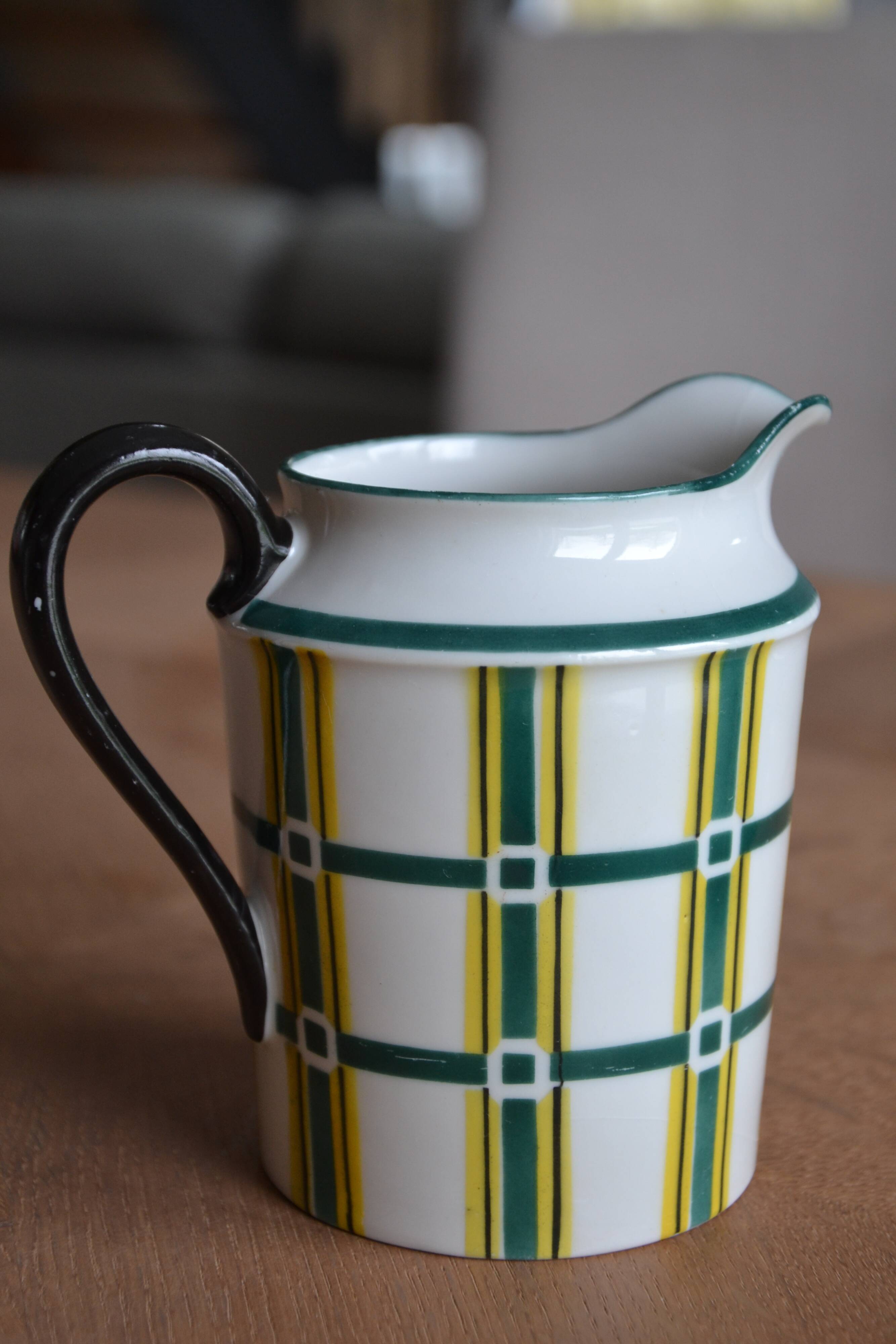 Limoges porcelain teapot, sugar bowl and milk jug