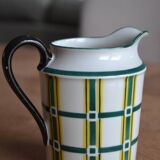 Limoges porcelain teapot, sugar bowl and milk jug