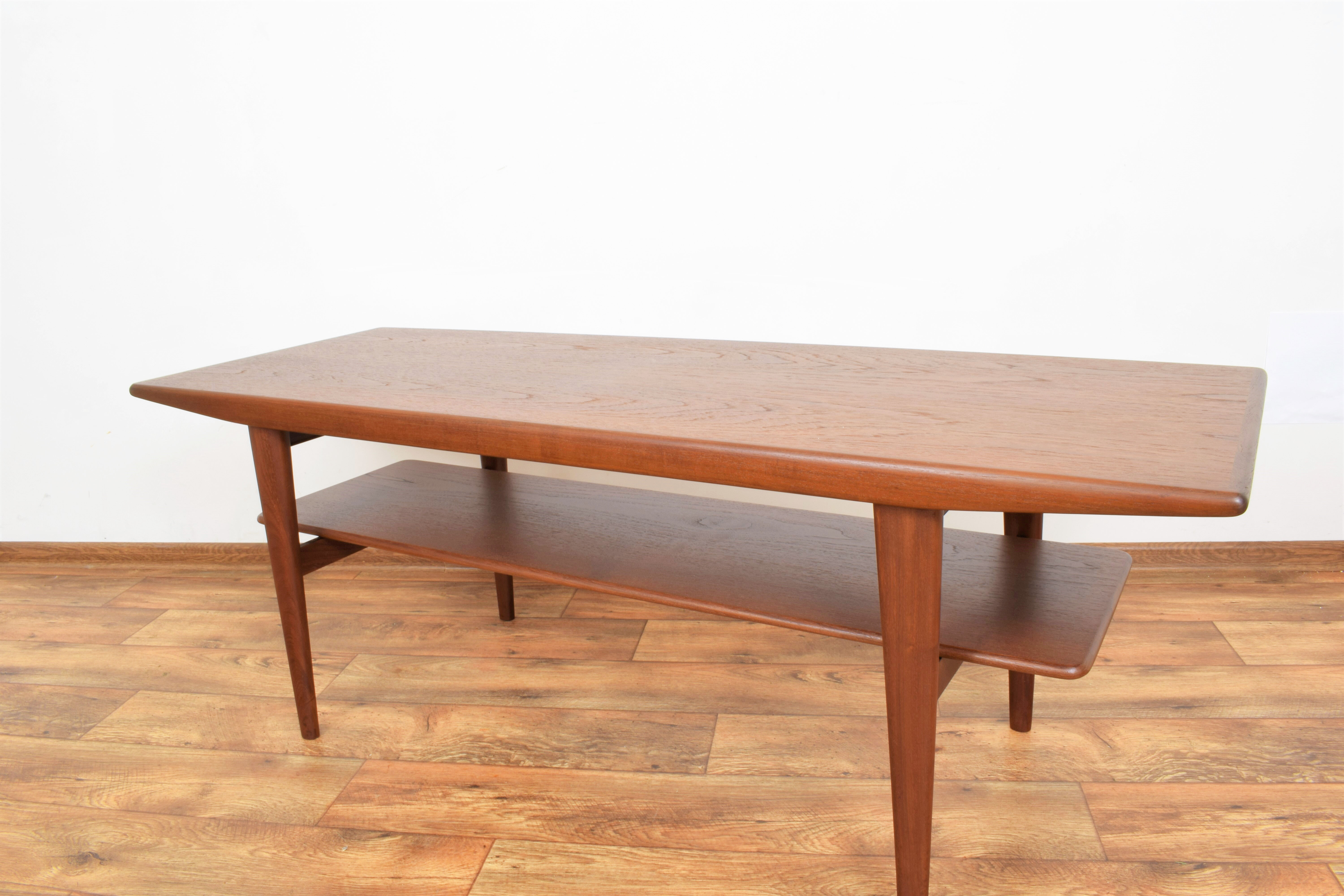 Mid-Century Danish Teak Coffee Table, 1960s
