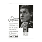 Vintage poster 30s Radio TSF Philips