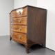 Antique Georg III mahogany serpentine chest of drawers, England, 1780s