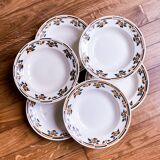 Service of 6 soup plates