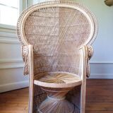 Emmanuelle rattan armchair