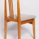Mid-Century Chair in Linen Boucle and Light Wood by M. Zielinski, Europe, 1960s