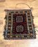 Vintage Handmade Wool Carpet Bag: Oriental Tribal Art Shoulder Bag