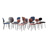 11 chaises Maarten Baas "101" - Custom Camira Main Line