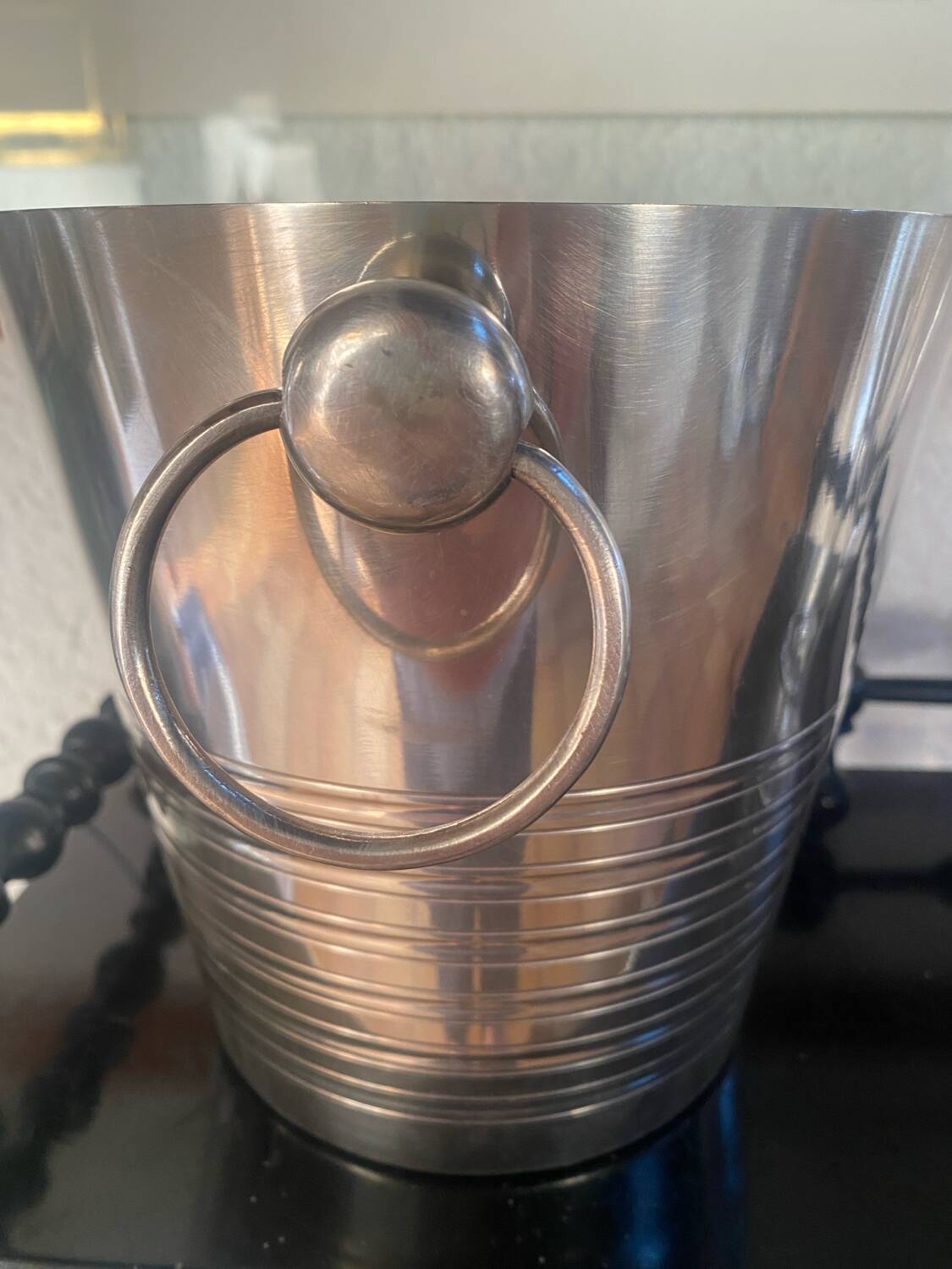 Silver-plated champagne bucket