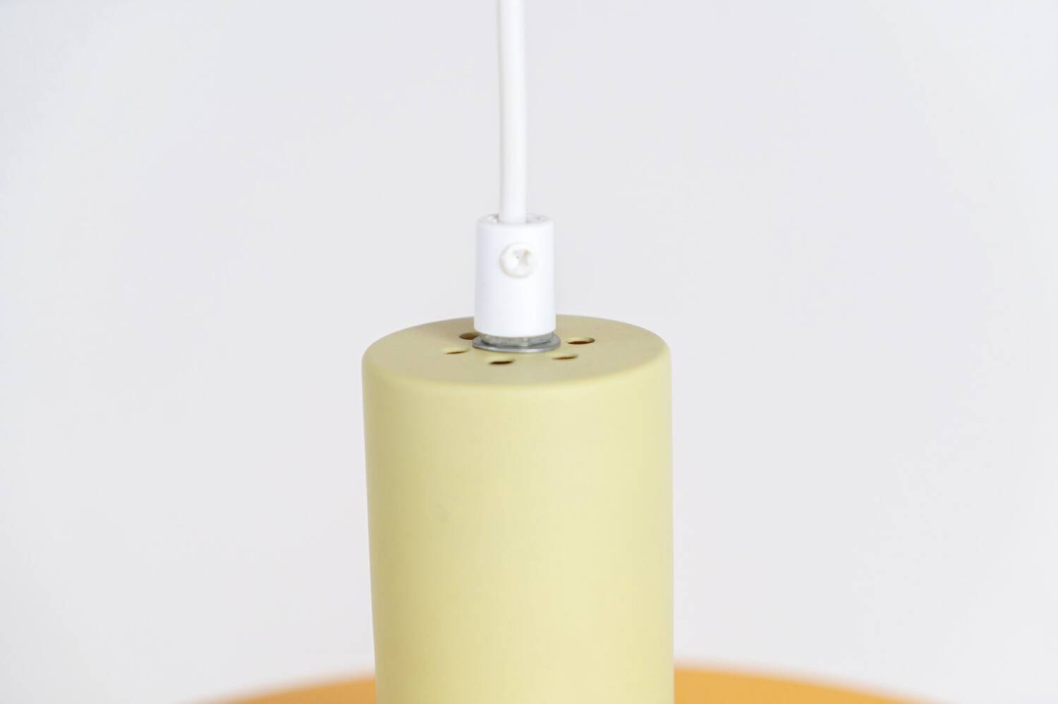 Grande suspension colorée de Carl Thore pour Granhaga (Suède, années 1960).