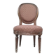 Chaise basse de style Louis XVI