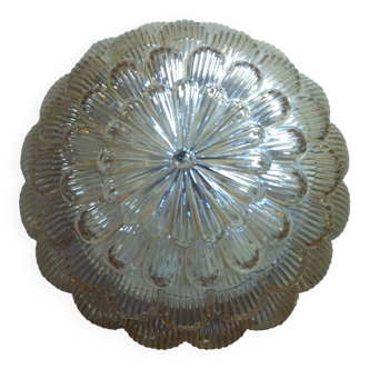 Applique en verre reflet doré